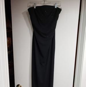 Black evening gown